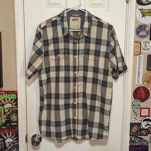 Vans Plaid Button Down Shirt